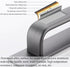 Adhesive Cabinet Drawer Handles Pulls - 2pcs Self-Stick Instant Aluminum Alloy Drawer Push Helper with 3M Adhesive Door Handle for Kitchen Cabinet...