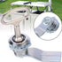 Gas Meter Cam Lock & Key Gas Zink Alloy Electric Meter Door Cabinet Box Latch Locker Kit for Hardware Tool (S Type)...