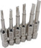 NGe Triangle Screwdriver Bit Set, 6 Pieces Triangle Screw Head, 2 Inch Length, 1/4” Hex Shank, Pack of TA18, TA20, TA23, TA25, TA27, TA30...