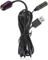 IR Repeater Hidden Infrared Remote Extender System 1 Receiver 4 Emitters Control Kit USB Adapter for Amplifier Cable Box Satellite TV Receiver CD ...