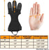 Bear Archery Leather 3 Finger Traditional Archery Shooting Glove, Medium, Black (ASG101M)...