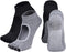 2 Pairs Toeless Yoga Socks Non-Slip Grips for Pilates Ballet Dance Barefoot Workout Cotton Open Toe Sports Socks...