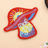 MagiDeal Mushroom Boho Hippie Retro Love Peace Weed Trance Embroidered Applique Iron-on Patch...