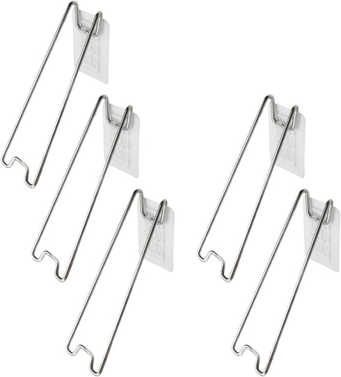 5 Pcs Adhesive Easel Back for Picture Frame Adjustable Picture Frame Easel Stand Stainless Steel Picture Frame Stand Fits for Frame Height 0.86"-1...