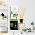 Jasmine Reed Diffuser w/Natural Essential Jasmine Oil 6.8 Fl Oz - Fresh & Long Lasting Fragrance - Scented Reed Diffuser - Gift Set w/Bamboo Stick...