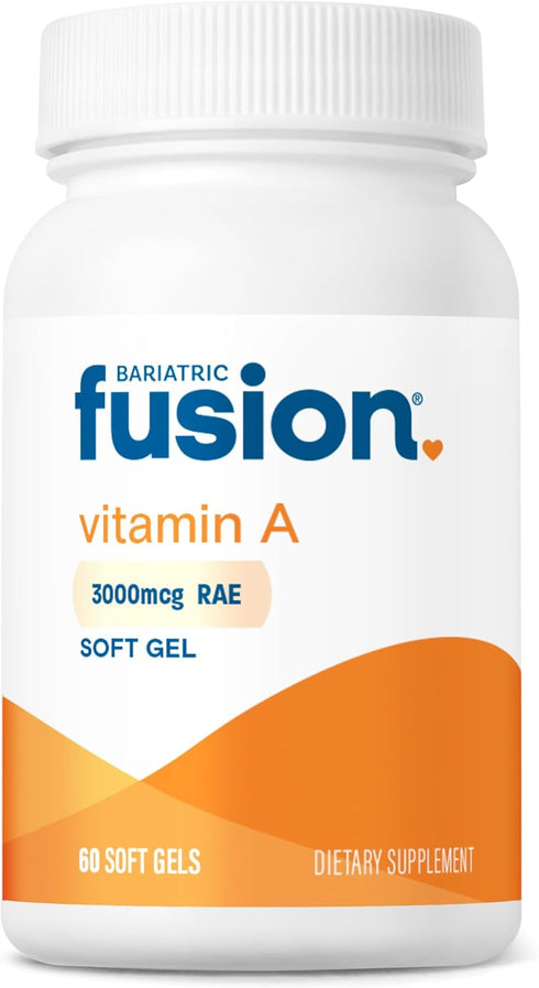 Bariatric Fusion Vitamin A, 3000 mcg of Retinyl Palmitate, Post Bariatric Surgery Supplement, 60 Count...