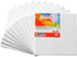 Transon 4x4 Artist Canvas for Painting MDF Board Painting Canvas No Warping 12Pack Acid-Free Primed...