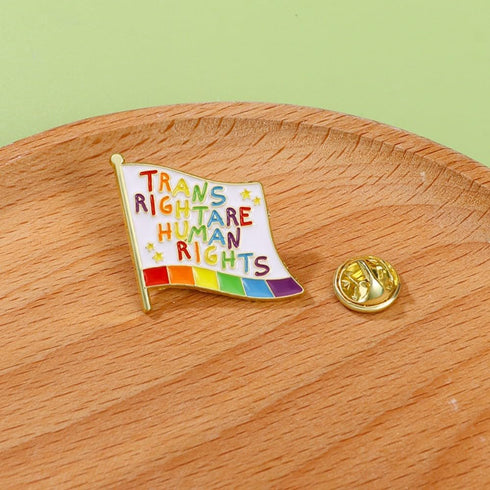 Pride Rainbow Flag Lapel Pins LGBT Brooch Pins Gay Rainbow Cat Frog Brooch Bisexual LGBTQ Enamel Badge Pins Pride Jewelry Gift...