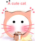 Cat Phone Ring Holder - EI Sonador Clear Cell Phone Ring Holder Transparent Stand Finger Grip (2 Silver Cat)...