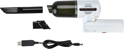 Mini Cordless Rechargeable Handheld Portable Vacuum Cleaner and Blower for Home, Office or Car Interior Use - Clean Computer, Keyboard, Drawer - 1...