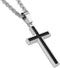 Honeystore Unisex Titanium Steel Rolo Chain Crucifix Cross Pendant Easter Prayer Necklace...