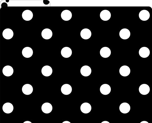 Barker Creek Black & White Dot File Folders on 14pt Stock, Set of 12, Letter Size, 1/3 Cut Tabs, Home, School and Office Supplies (2004)...