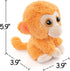 Baby Small Monkey Toy Stuffed Animal, Cute Plush Gifts for Kids Birthday Bedtime Easter, 5.9" Yellow Golden...