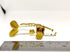 Japan Carp Koi Fish Miniature Figurines Animals Hand Blown Glass Art W/22K Gold Trim Collectible Gift Decorate, Clear...