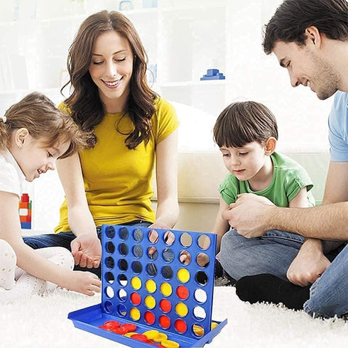 4 in a Row Game Big, 6 Spare Discs Included, Board Games Toys for Boys, Classic Four in a Row and Family Fun Games for Ages 3 4 5 6 7 8 Year Old K...
