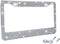 White Rhinestone Bling License Plate Frame for Women, Metal Rust-Proof Car Plate Frame Cute Bling Car Accessories for Women Girls (1)...