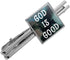 God is Good Christian Inspirational Religious Square Tie Bar Clip Clasp Tack- Silver or Gold...
