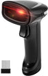Bluetooth QR Barcode Scanner, PDF417 Rechargeable Code Scanner Wireless, Data Matrix 2D Barcode Rearder Cordless Connect Smart Phone, Tablet, PC, ...