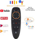BL Air Mouse Remote Control, Voice Remote 2.4G RF Wireless Remote Control with 6-Axis Gyroscope IR Learning, USB Air Mouse Remote for PC Smart TV ...