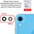 2PCS ASDAWN Back Camera Lens Glass Replacement for iPhone XR 6.1 Inches with Pre-Installed Adhesive, Rear Camera Lens Glass Replacement with Insta...