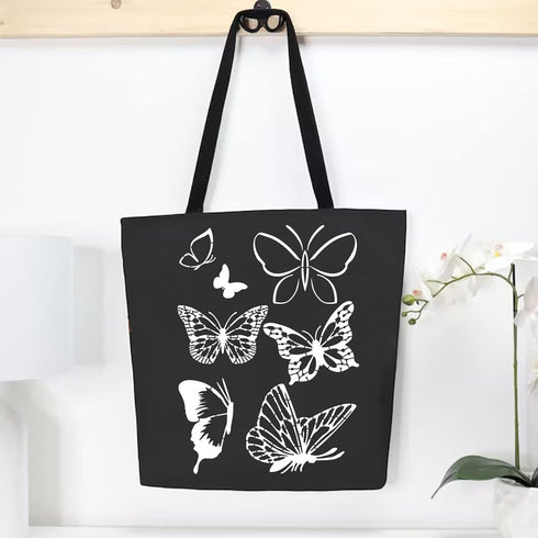 16 Pieces Butterfly Stencils for Painting, Reusable Plastic Spring Templates Flower Butterflies Stencils for Painting Craft Wood Canvas Fabric Nat...