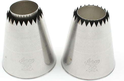 Ateco Sultan Tube (Protruding Cone), Silver (796)...