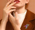 Rhinestone Hummingbird Brooches for Women Cute Bird Style Jewelry Animal Brooch Pin Good Gift...