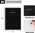 Cornell Notes Notebook, College Ruled Spiral Notebook B5 Hardcover Notebook for Note Taking Office School Black...
