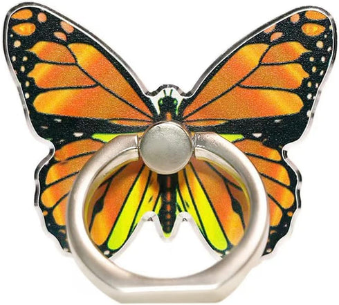 Butterfly Cell Phone Ring Holder,360°Rotation Phone Ring Grip Finger Kickstand Compatible with iPhone,Samsung Galaxy, iPad,Tablet, All Android Sma...