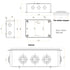 MAKERELE IP65 Watertight Electrical Box Plastic Waterproof Dustproof Universal Electrical Project Enclosure White 5.9”×4.3”×2.8”inch(150×110×70mm)...