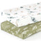 GRSSDER Stretch Ultra Soft Jersey Knit Changing Pad Cover Set 2 Pack,Change Table Pad Covers Fit 32"/34" x 16" Pads Safe and Snug,Stylish Watercol...