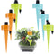 6PCS Self Plant Watering Spikes, Drip Irrigation Watering Devices with Slow Release Control Valve Switch for Indoor & Outdoor Plants Vacation Auto...