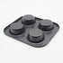 4 Cup Muffin Pan 2 Pcs (8.5 X 7.48 Inch) Air Fryer Small Oven Cupcake Baking Pan Non Stick No Toxic Bakeware...