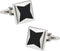 Black Starburst Cufflinks by Cuff-Daddy...