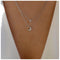 Bohemian Layered Crystal Star Moon Necklace Rhinestone Star Moon Pendant Necklace Silver Crescent Moon Choker Necklace Paved Cz Star Necklace Jewe...
