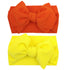KIDOCHEESE Big Bows Headbands with Elastics Nylon Oversized Head Wraps and Large Hair Accessories for Newborns, Infants, Toddlers, and Kids...