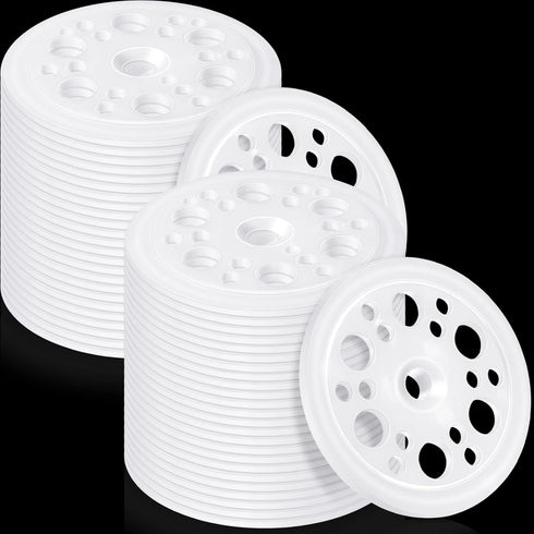Taiyin 45 mm Plastic Washers Load Spreading Polypropylene Washers for Fixing and Supporting Rigid Foam Insulation Foam Board Load Spreading for Sc...