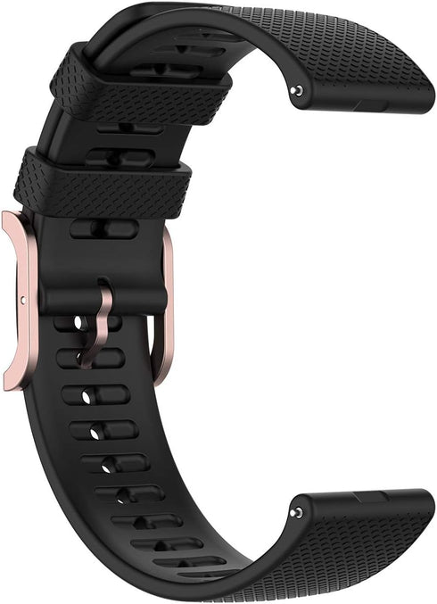 Fit for Polar Unite Watch Bands Women Men, Polar Ignite 20mm Silicone Quick Release Replacement Band Wristband Straps Metal Clasp Fit for Samsung ...