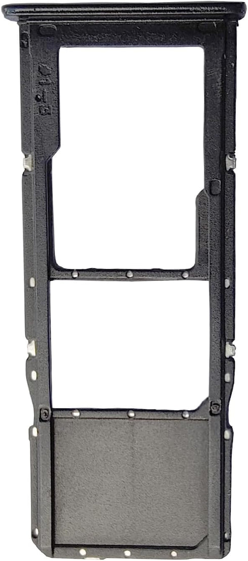 Galaxy A20 A30 A50 Single Sim Card Tray Holder (Plastic, Black)...
