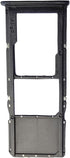 Galaxy A20 A30 A50 Single Sim Card Tray Holder (Plastic, Black)...