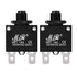 uxcell 2Pcs Thermal Overload Protector AC 125/250V 18A Push Button Reset Circuit Breaker...