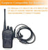 Walkie Talkies Earpieces(2 Packs) with Mic 2 Pin Covert Air Acoustic Tube Headset for Baofeng UV-5R BF-888S BF-F8HP Retevis H-777 Kenwood Pxton Pu...