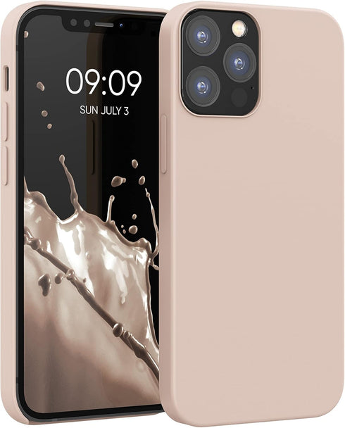 kwmobile Case Compatible with Apple iPhone 12 / iPhone 12 Pro Case - TPU Silicone Phone Cover with Soft Finish - Dusty Pink...
