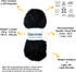 Eyelash Sparkle Fun Fur Yarn with Eye-catching Glitter 100 Gram (3.53 Ounces) 208 Yards (190 Meters) (Black)......