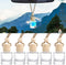 5PCS 8ml Hanging Car Air Freshener, Car Essential Oil Diffuser Bottle Pendant Glass Perfume Bottle Aromatherapy Perfume Bottle Car Decoration, Int...