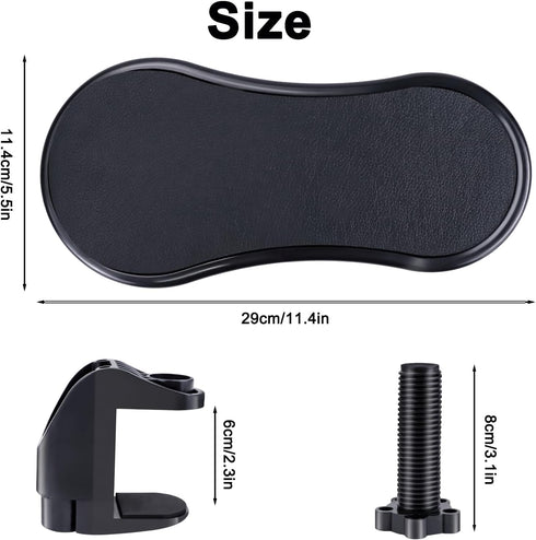 Computer Arm Rest for Desk, TACYKIBD Ergonomic Arm Rest Extender, Adjustable Wrist Rest Rotating Computer Arm Support Pad for Elbow Keyboard Mouse...