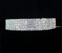 5-row Five Rows Clear White Black Pink Silver Austrian Rhinestone Crystal Choker Collar Necklace Dance Party Jewelry Wedding Prom N060...