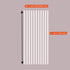 LEMON CLOUD Privacy Window Film Self-adhesive No-Glue Static Cling Stripe Pattern Frosted Window Film Decorative Privacy Glass Film for Office Hom...