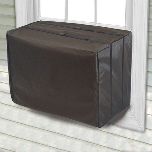 Jeacent Window air conditioner covers for outside Bottom Covered, Window ac covers for outside 25.5Wx21Dx17.5H,window air conditioner cover....