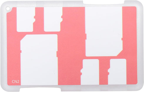 JJC JJC-SDMSD6RD Memory Card Case for 4X Micro SD + 2X SD Cards, Red...